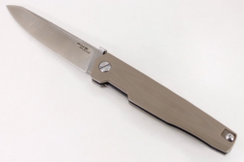 Нож "PIKE", D2 steel (tan handle) автограф Нож "PIKE", D2 steel (tan handle) автограф
