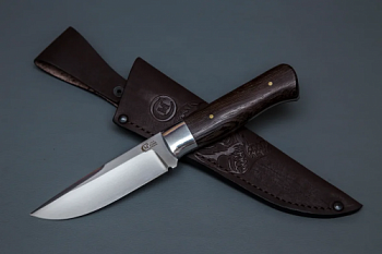 Нож Соболь, кован.ст. Х12МФ рукоять Elastron