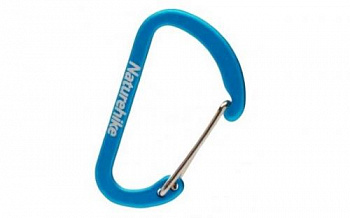 Карабин Naturehike NH15A004-H  D-образный мини 4см 2 упаковки голубой, 692759571