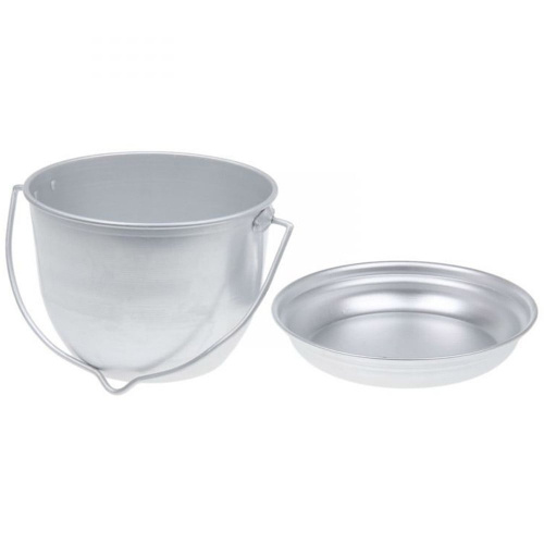 Котелок костровой "СЛЕДОПЫТ" конический, 4,5 л, алюм.