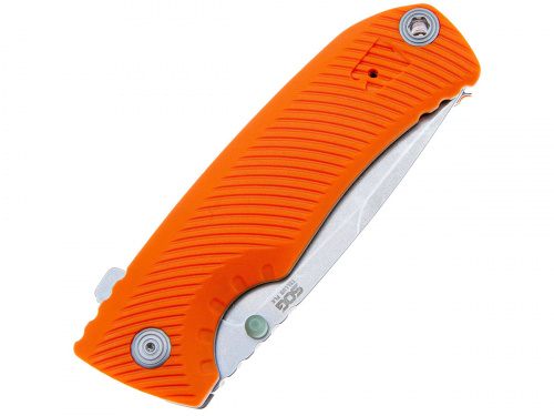 Нож скл SOG Tellus FLK Blaze, ст Cryo 440C, рукоять GRN, 164г