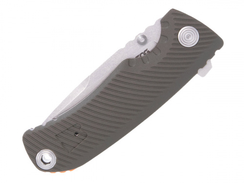 Нож скл SOG Tellus ATK Olive Drab + Blaze Orange, сталь Cryo 440C GRN, 128г,