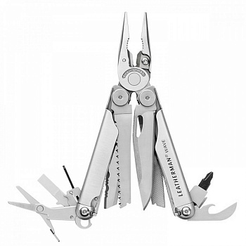 Мультитул LEATHERMAN Wave Plus, 18 инстр, 10см, чехол нейлон