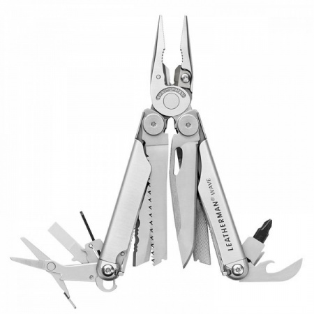 Мультитул LEATHERMAN Wave Plus, 18 инстр, 10см, чехол нейлон