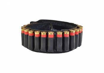 Патронташ К 12/16 открытый кожаный ПО-5