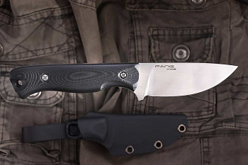 Нож "Fang" black, stonewashed G10
