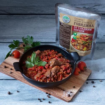 Консервы "Говядина со сладким перцем" 250 гр