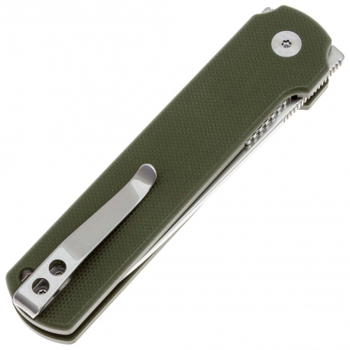 Нож QS144-C Lark -складной, рук-ть зелен. G10, клинок 14C28N