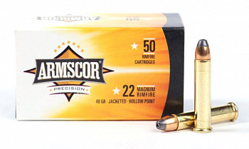 Патрон к.22 Win Mag (JHP 40 гр. (ARMSCOR)) 1уп/50шт