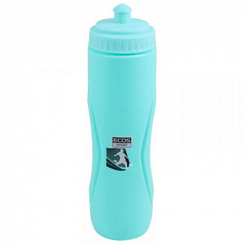 Бутылка для воды 750мл VEL-27 голубая