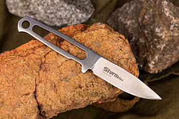 Нож Sturm Mini Niolox SW (Stonewash, кожаный чехол) Нож Sturm Mini Niolox SW (Stonewash, кожаный чехол)
