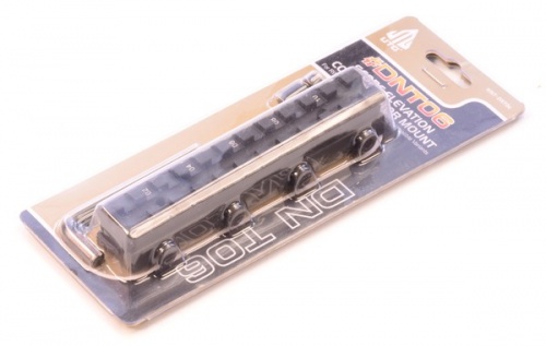 Кронштейн UTG Weaver для призмы 9-11мм с наклоном, 2 упора отдачи и 4 прижимных