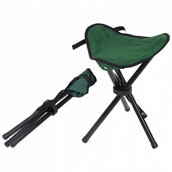 Стульчик складной DW-1001C треугольный (зеленый)