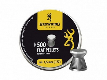 Пуля пневматическая Browning, 4,5мм. плоская головка (500шт)