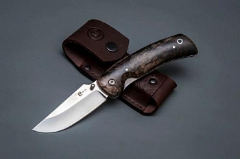 Нож Аляска,складной ст.VG.стабил.карел.береза