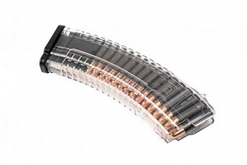 Магазин Pufgun на ВПО-209/213, .366ТКМ, 30 патронов, полимер, прозрачный, 187гр.