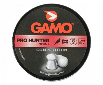 Пули пневматические GAMO PRO – HUNTER 4,5мм, 0,49г (500шт) (100 шт/уп) DISC