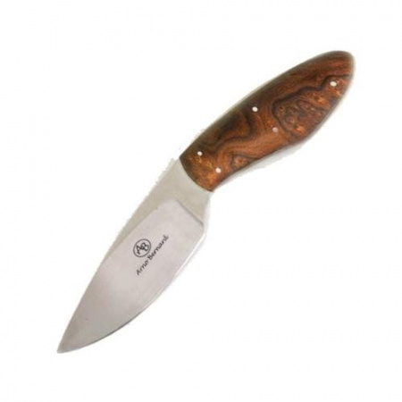 Нож''Chameleon''ст.N690,рук.пустынное "железное" дерево,чех.кож.буйвола