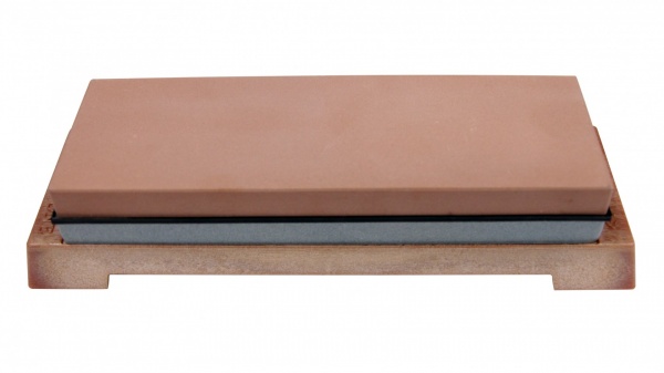 Камень точильный King, 220/1000,185*63*25мм,комби-ный грубый/средний с подставко