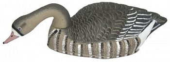 Чучело гуся белолобого сторожевого на опоре (корпус из 2 частей)