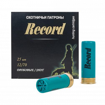 Патрон к.12х70 №5 32 гр. п/к Рекорд 1уп/25шт