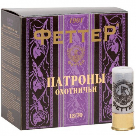 Патрон к.12х70 №7 ФЕТТЕР 32гр Пыж-контейнер 1уп/25шт