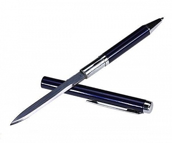 Ручка-нож 003 - Blue в блистере (City Brother)