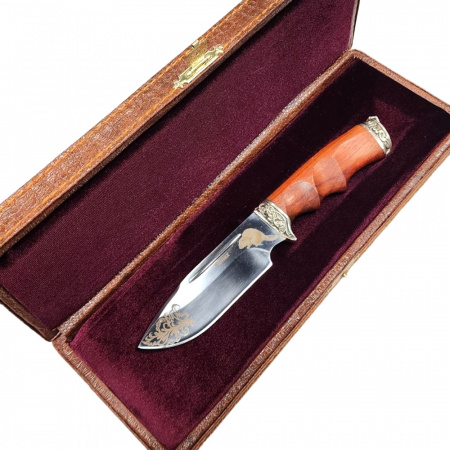 Нож "Бобр" елмах в шкатулке