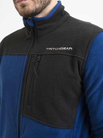 КОСТЮМ TRAIL (ФЛИС, ЧЁРНО-СИНИЙ) TRITONGEAR