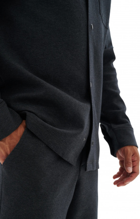 РУБАШКА RANK MAN, INTERLOCK CLASSIC SWEETSHIRT DARK GRAPHITE 1003009-096