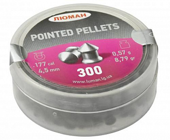 Пуля пневм. "Pointed pellets", 0,57 г. 4,5 мм. (300 шт.)