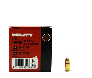 Патрон к.5,6х16 (.22) DX Hilti 1уп/100шт