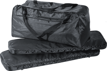 Накладка на сиденье Премиум 2шт+сумка 95 черная