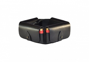 Патронташ К-12 закрытый на 24 патрона кожаный ПО-10