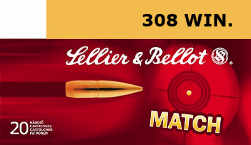 Патрон к.308Win 11,7гр HPBT S&B 1шт