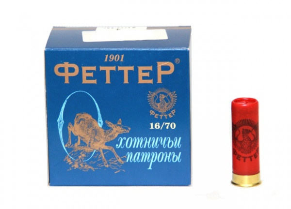 Патрон к.16х70 №1 ФЕТТЕР 28гр 1уп/25шт