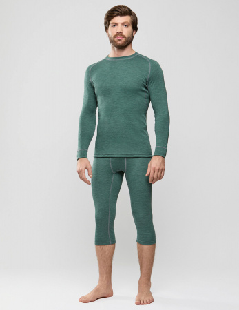 КОМПЛЕКТ NORVEG SPORT WOOL МУЖСКОЙ ЦВЕТ ЗЕЛЕНЫЙ МЕЛАНЖ,