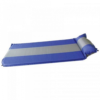 Коврик самонадувающийся (с панчингом) 3см с подушкой. Модель М5.