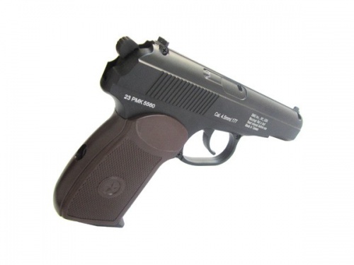 Пистолет пневм. РМ (Макаров) к.4,5мм металл черн