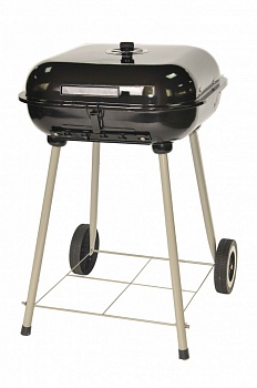Гриль станионарный мобильный прямоугольный Go Garden Weekend 44 черный