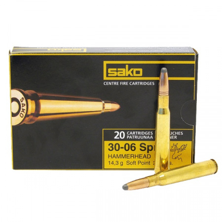 Патрон к.30-06Sprg 14,3гр Hammerhead SP Sako (к)