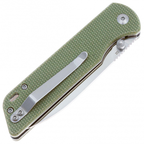 Нож QS102-G Parrot складной рук-ть зеленая микарта клинок D2 Нож QS102-G Parrot складной рук-ть зеленая микарта клинок D2