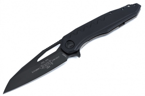 Нож MT_196-1DLCT Microtech Sigil MK6 - скл., чёрный, DLC