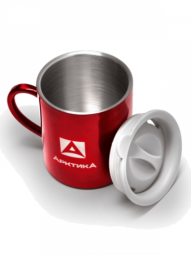 Термокружка невакуумная «Арктика» 802-300 красная
