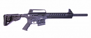 HUGLU XR 7 BLACK к.12Х76 [TACTICAL 10-ЗАР. 2 ДОП.МАГАЗИНА]