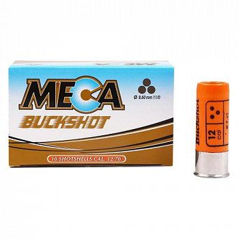 Патрон Meca к.12х70 Buck Shoter/карт 6,2 (34гр) 1уп/10шт