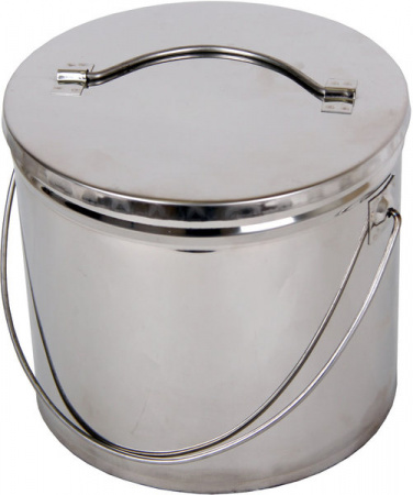 Котелок походный круглый  с крышкой 2л. Нерж. сталь 0,5, 400 гр.
