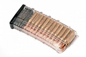 Магазин Pufgun на Сайга-308, 7,62х51, 5 патронов, поликарбонат, прозрачный,