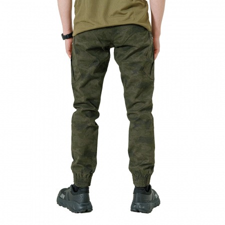 БРЮКИ ЛЕТНИЕ МУЖСКИЕ "КОДАР" (ТЕМНО-ЗЕЛЕНЫЙ КАМУФЛЯЖ)