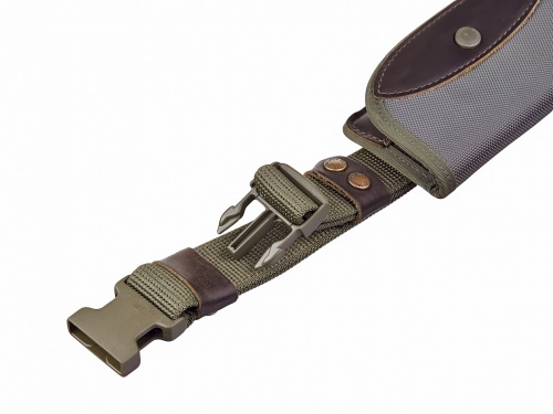 Патронташ универсальный на 24 патрона с 4 навесными подсумками (12-16 кбр) "Лайт